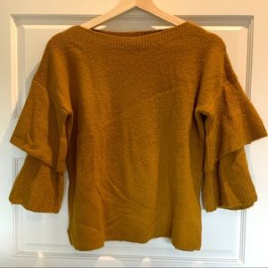 Madewell Tier-Sleeve Pullover Sweater